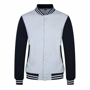 เสื้อแจ็คเก็ต Letterman แบบ OEM ผ้าขนสัตว์ พร้อมป้ายโลโก้แบบกำหนดเอง สำหรับผู้ค้าปลีกเสื้อผ้ากีฬาและผู้ซื้อขายส่ง - Product Image 6
