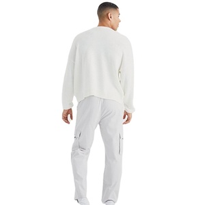 Nouveauté Pantalon cargo pour homme à taille élastique, multi-poches, design personnalisé, uni, grande taille, léger et confortable - Product Image 3