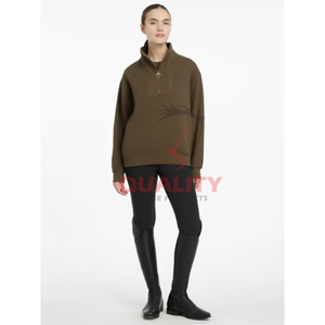 Chic sudadera de entrenamiento ecuestre para mujer a prueba de viento cómodo puente de equitación precio asequible puente personalizado - Product Image 2
