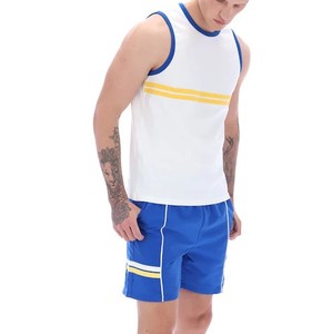 Vente en gros Logo personnalisé pour hommes entraînement Fitness musculation vêtements de sport gilet sans manches hommes débardeur serré couleur unie - Product Image 3