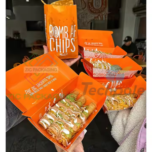 La migliore vendita all'ingrosso confezione di biscotti torta di pane ciambella di Sushi gnocco pasticceria usa e getta cibo da forno scatola di imballaggio con inserti - Product Image 3