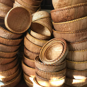 Premium natural bamboo <b>tray</b> handmade for serving food <b>drinks</b> and snacks - Product Image 5