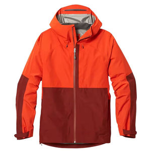 Winter Men's <b>Hooded</b> Canvas Waterproof <b>Rain</b> <b>Jacket</b> Customizable Packable Zipped - Product Image 1