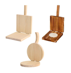 Herramienta de prensado de bola de masa hervida de madera de diseño clásico, prensador de tortilla, producto artesanal natural, embalaje personalizado - Product Image 4