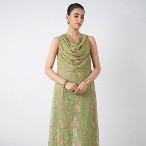 Ladies Heavy 3-Piece <b>Party</b> Dress Suits Women Knee-Length Lightweight <b>Sequined</b> Lace Embroidery New Latest Design High Fashion - Product Image 1