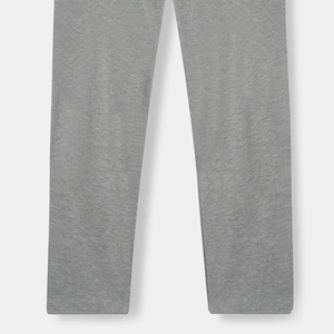 100% haute qualité hommes décontracté pantalon droit personnalisable respirant taille élastique léger couleur gris tissu Interlock - Product Image 6