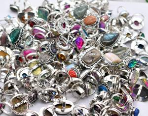 Anillos para Mujer, Joyería, Anillos con Múltiples Piedras Preciosas, Anillo Hermoso, Ajustable, Estilo Vintage, Joyería Infantil con Piedras Preciosas, Joyería al por Mayor - Product Image 4