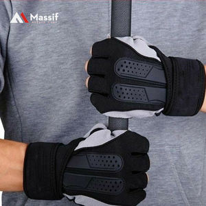 Customized Logo Weightlifting <b>Gloves</b> for Gym Men Women Available Workout Fitness Weight Lifting Gym <b>Gloves</b> - Product Image 5