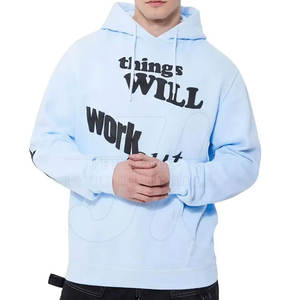 Top Trending Custom Made Men's Hoodie Pullover Alta calidad 3D Puff Print Tela transpirable para verano Invierno Sudadera con capucha - Product Image 1
