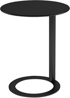 Table basse ronde blanche à montage mural avec table d'appoint en métal pour canapé avec nids Tables centrales pour salon