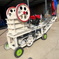 PE personnalisable Offre Spéciale 200X300 petit concasseur à mâchoires en pierre mobile pour le concassage de béton et de roche