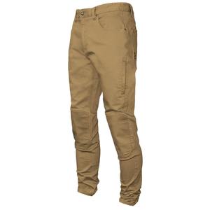 Vente en gros de jeans pour hommes de haute qualité, personnalisés, élastiques, ajustés, droits, avec protection des genoux - Product Image 5