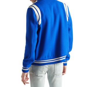 Chaqueta Bomber Varsity de Lona con Parches de Chenilla Bordados OEM, Mangas Personalizadas, Estilo Letterman de Béisbol para Hombre, Vintage 2026, Transpirable - Product Image 3