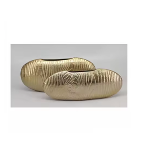 Vase à fleurs en métal moderne de luxe avec décoration de table de vente chaude de conception de tissage pour la fête à la maison et le mariage - Product Image 2