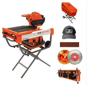 Kit de Sierra para Mampostería de Corte en Seco IQ Power Tools IQ-TS244-OPK de 2000W y 254mm (10 Pulgadas) con Mesa de Extensión y Accesorio para Aspiradora - Product Image 1
