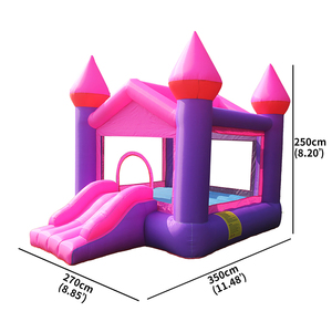 Château <span class=keywords><strong>gonflable</strong></span> mini princesse en tissu Oxford avec toboggan, château <span class=keywords><strong>gonflable</strong></span> pour filles pour jardin, fête d'anniversaire d'enfants, OEM ODM - Product Image 6