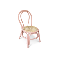 Chaise pour enfants en rotin en forme de L, artisanale, écologique, durable, design minimaliste, couleur personnalisée, taille personnalisée, Lavihex