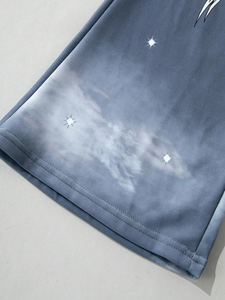 Joggers personnalisés pantalons en molleton de coton pour hommes brodés jogging blanc surdimensionné français éponge bouffée impression piste pantalons de survêtement pour hommes - Product Image 6