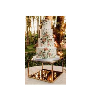 Soporte de pastel de Metal hecho a mano antiguo, tamaño de forma personalizado de la más alta calidad para decoración de boda, centros de mesa, decoraciones - Product Image 1