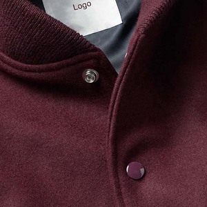Créez votre propre Design de vestes d'université en cuir et manches en laine pour hommes - Product Image 2