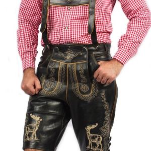 2025หนังกลับจากเยอรมันสำหรับผู้ชาย lederhosen Oktoberfest Kurz - Product Image 1