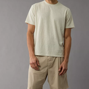 Asequible Último estilo Camiseta para hombre Algodón mercerizado con bordado personalizado Camiseta casual Camisetas de algodón personalizadas de alta calidad - Product Image 1