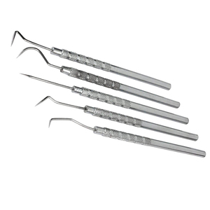 Outils orthodontiques durables Sonde dentaire pour le nettoyage des dents Sonde d'exploration en acier par instruments oraux Essentiel pour l'hygiène dentaire - Product Image 1