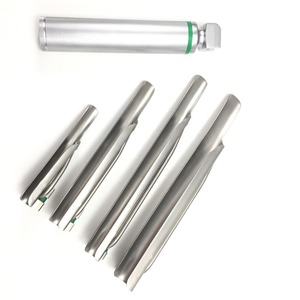 Ensemble de laryngoscope à fibre optique électrique Miller, 4 lames, 1 poignée, acier inoxydable allemand, certifié CE ISO, OEM disponible, Medivolve - Product Image 2