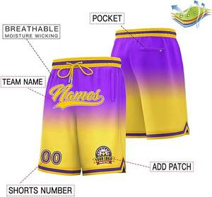 Pantalones Cortos de Baloncesto HIC Personalizados, 320g, Estampados, Transpirables, de Secado Rápido, Ligeros, de Alta Calidad, Doble Capa, Malla de Verano, Unisex - Product Image 6