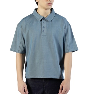 เสื้อโปโลผ้าฝ้ายพรีเมียมสำหรับผู้ชาย สวมใส่สบายๆ ในฤดูร้อน แขนสั้น แฟชั่นทันสมัย ผลิตโดย BS 2027 - Product Image 4