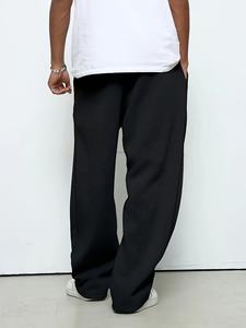 Pantalones de chándal holgados de forro polar para hombre, cálidos para invierno, informales, de ajuste suelto, tipo jogger, suaves y cómodos para estar en casa - Product Image 4