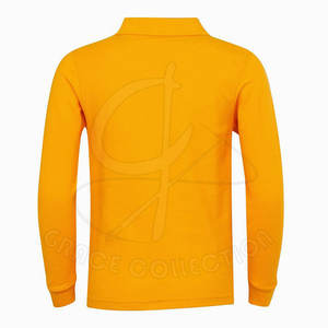 Camisetas transpirables Polo de manga larga de moda de negocios informales para camiseta de solapa suelta de estilo de patrón personalizado - Product Image 2