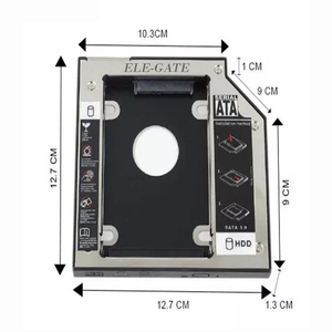 Box esterno per disco rigido SATA da 2,5 pollici, in plastica, con adattatore Caddy da 12,7 mm, interfaccia esterna Type-C, supporta HDD fino a 4TB - Product Image 3