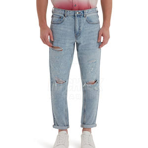 Venta al por mayor de Pakistán hizo 100% algodón primavera pantalones vaqueros para los hombres de alta calidad transpirable diseño único - Product Image 1