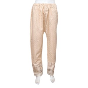 Pantalon brodé pour femme - Camel - Product Image 3