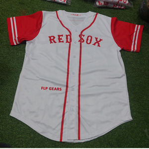 Maillot de baseball personnalisé blanc et jaune à manches courtes, boutonné sur le devant, unisexe, adulte, respirant, en polyester sublimé, pour le sport - Product Image 6