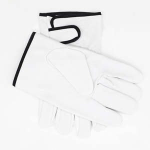 โรงงานทําราคาถูกถุงมือทํางานหนังคุณภาพดีที่สุดถุงมือนิรภัยหนังขนาดที่กําหนดเองและโลโก้ถุงมือทํางาน - Product Image 2