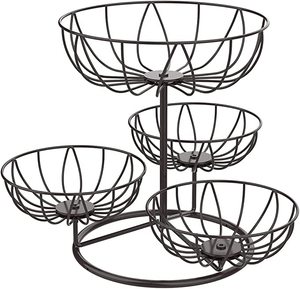 Cesta de fruta de Metal de gran diseño, cesta de fruta hecha a mano de alta calidad, color personalizado y forma, novedad - Product Image 2