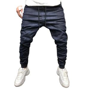 Pantalons de survêtement unisexes de haute qualité, taille élastique personnalisée, entrejambe tombant, respirants, 100% polyester, hiver, uni, design 2 en 1, côté - Product Image 3