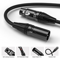 Câble XLR OEM d'usine Câble serpent professionnel à 8 canaux 8 XLR mâle à femelle Rallonge audio équilibrée XLR à 3 broches