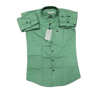 Camisa de algodón pesado con cierre de botón fácil de lavar para hombre, venta de exportación al por mayor de exportador indio - Product Image 1