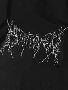 Sweat à capuche zippé personnalisé avec strass, haute qualité, entièrement zippé, en polaire unie, coupe classique, pour l'hiver, vente en gros - Product Image 2