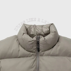 FANTASY WEAR Vente en gros Manteau d'hiver matelassé de créateur en polyester vert, style doudoune, pour l'extérieur, avec logo personnalisé - Product Image 4