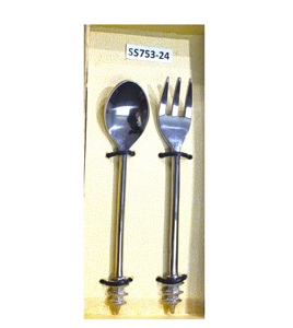 New Classic Look Design Brass Leaves Handle Baby Spoon <b>Set</b> With <b>Silver</b> and Gold Plated Coffee Spoon - Product Image 6