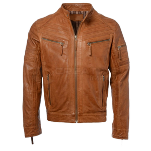 Chaqueta de Cuero para Hombre, Producto de Moda, Fabricante de Pakistán, Precio al por Mayor, Nuevo Diseño, Manga Larga, Impermeable - Product Image 1