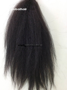 Extensions de cheveux en trame, cheveux humains crépus lisses, style bohème, non traités, Remy, Extensions de cheveux humains - Product Image 5