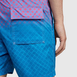 Logos sublimados de tela de malla ligera Cintura elástica con cordón 100% Poliéster Pantalones cortos para niños - Product Image 2