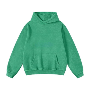 Sweats à capuche décontractés doublés pour l'hiver, imprimés personnalisés, de haute qualité, lavés à l'acide, pour femmes, 100% coton, surdimensionnés, streetwear, respirants - Product Image 3