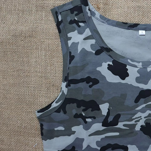 Camiseta sin mangas ligera para gimnasio para hombre, chaleco de entrenamiento sin mangas de secado rápido, ropa de entrenamiento muscular transpirable, servicios OEM y ODM - Product Image 5