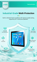 PC industriel à écran tactile mural/de bureau, étanche IP65, 15,6 18,5 21,5 24 27 pouces, 4K, Android 10, Wifi6, RS232
